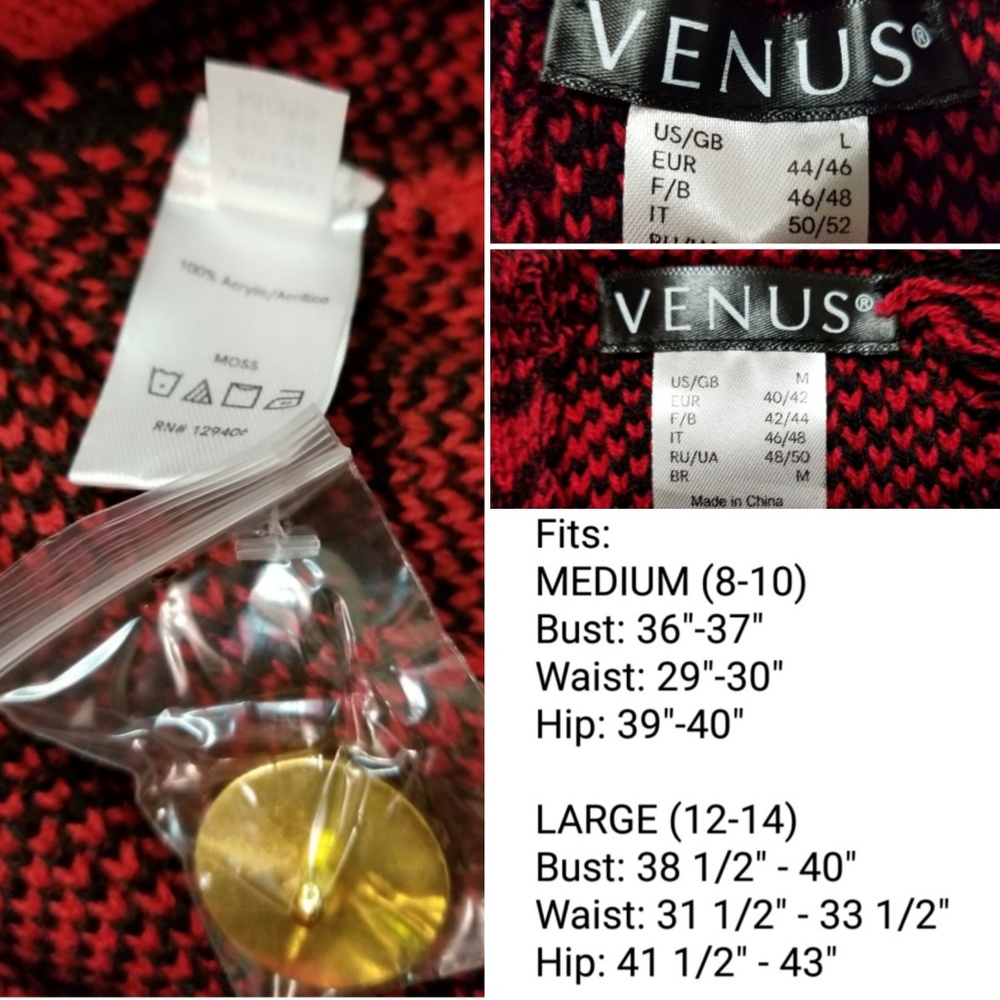 ⬇️🆕️VENUS Double Breasted And Fringe Detail Dress - Picture 8 of 8